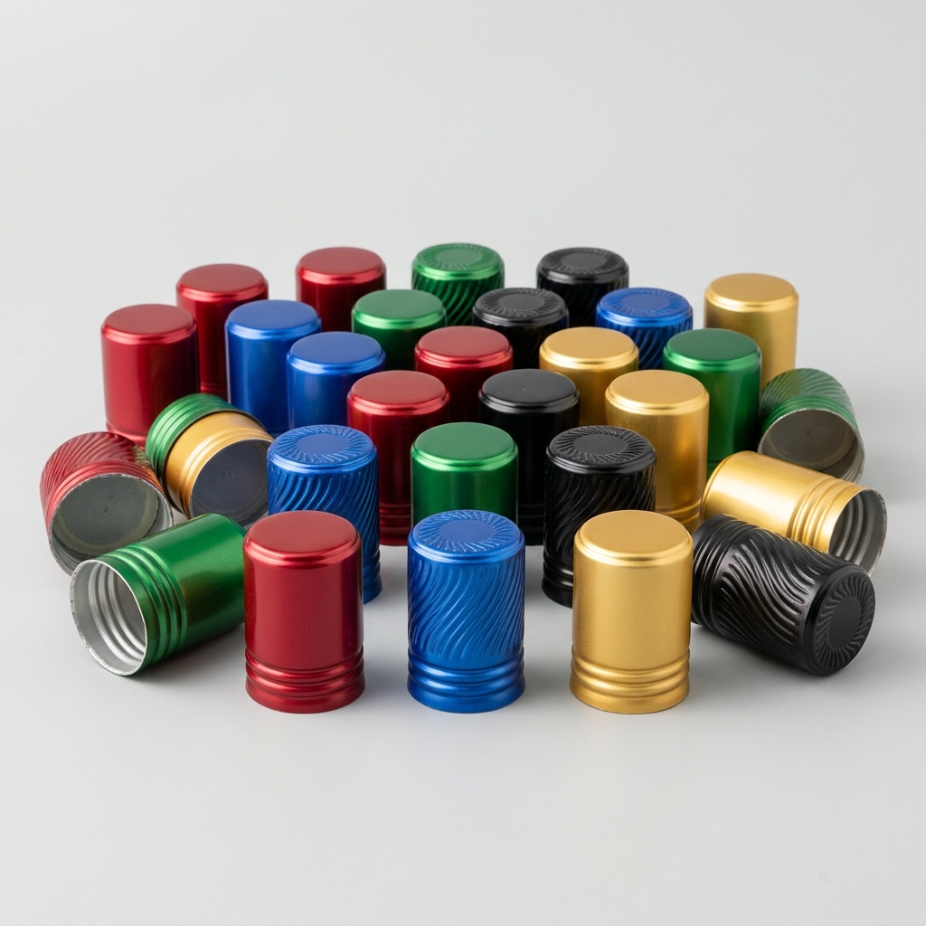 Premium aluminium bottle caps